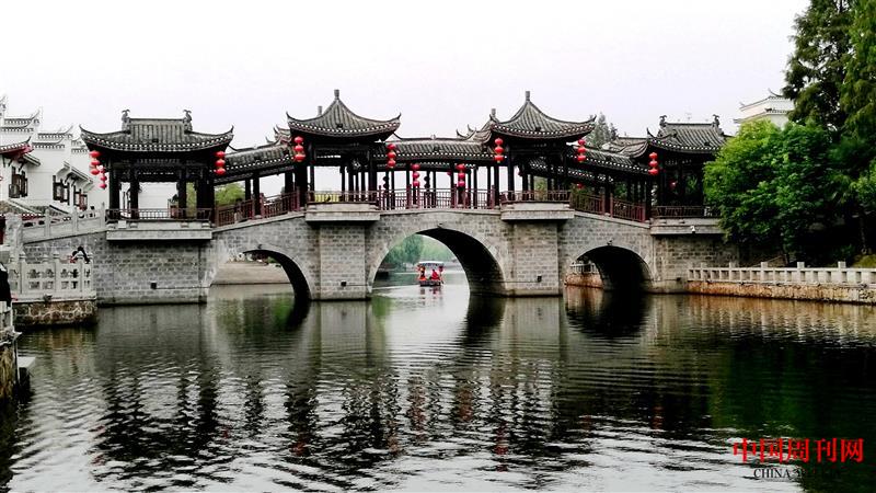 攝圖網_501082492_安徽合肥休閑游玩景點三河古鎮鵲渚廊橋（企業商用）.jpg